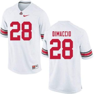 Men's Ohio State Buckeyes #28 Dominic DiMaccio White Nike NCAA College Football Jersey New SFH5544DV